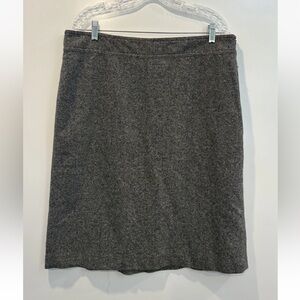 GAP Wool Blend Tweed Straight Pencil Skirt Womens Size‎ 16 (1789)